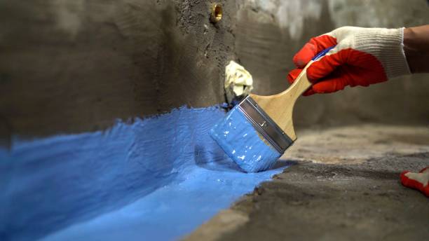 Commercial Waterproofing project at a Mechanicsville, VA business property by SJ Waterproofing Pros